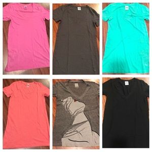 5 Victoria’s secrets v-neck shirts. 1 from UO.